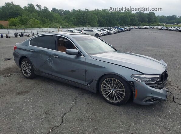 WBAJE7C33HG890577 2017 BMW 5 SERIES Gray წინა მარჯვენა
