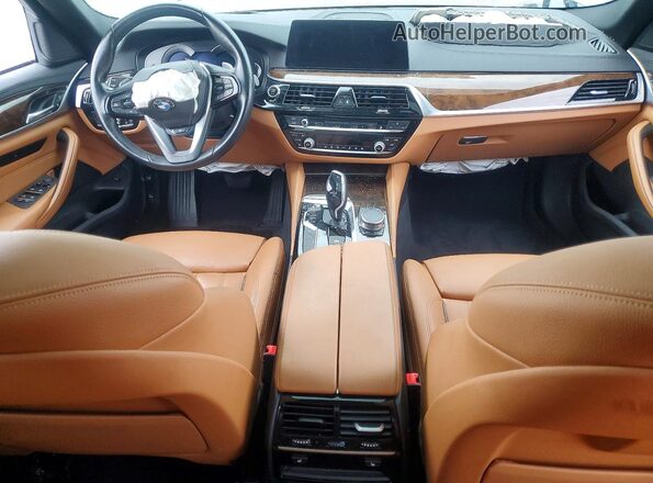 WBAJE7C33HG890577 2017 BMW 5 SERIES Gray წინა პანელის ხედი
