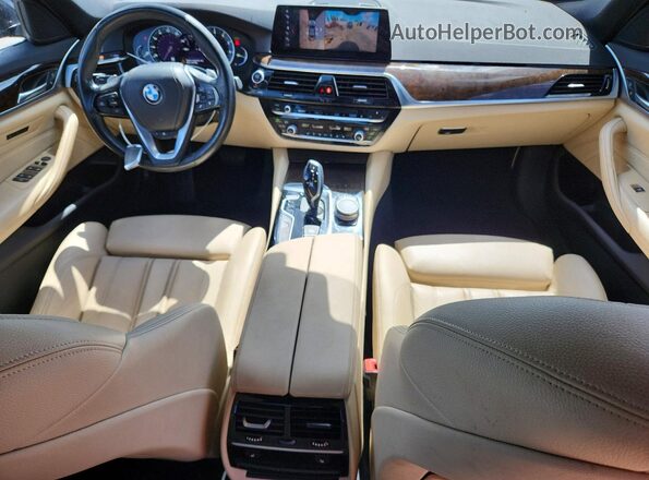WBAJE7C35HG889043 2017 BMW 5 SERIES Gray Vista del salpicadero