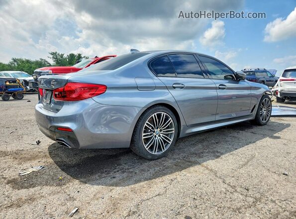 WBAJE7C50KWW25971 2019 BMW 5 SERIES Gray Rear right