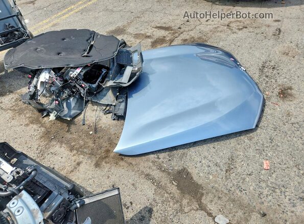 WBAJE7C50KWW25971 2019 BMW 5 SERIES Gray Engine compartment view