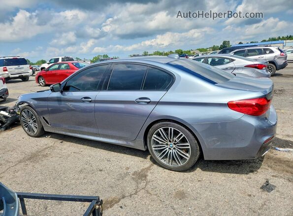 WBAJE7C50KWW25971 2019 BMW 5 SERIES Gray Rear left