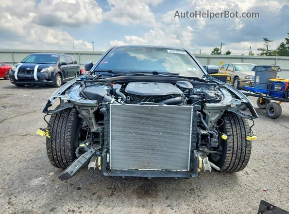 WBAJE7C50KWW25971 2019 BMW 5 SERIES Gray Front view