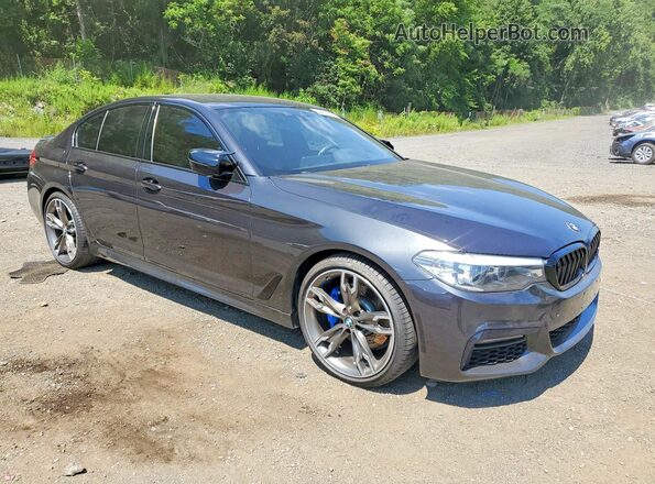 WBAJE7C51KWW14543 2019 BMW 5 SERIES Gray წინა მარჯვენა