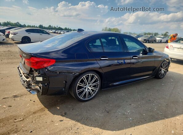 WBAJE7C52JWD49830 2018 BMW 5 SERIES Blue Trasero derecho