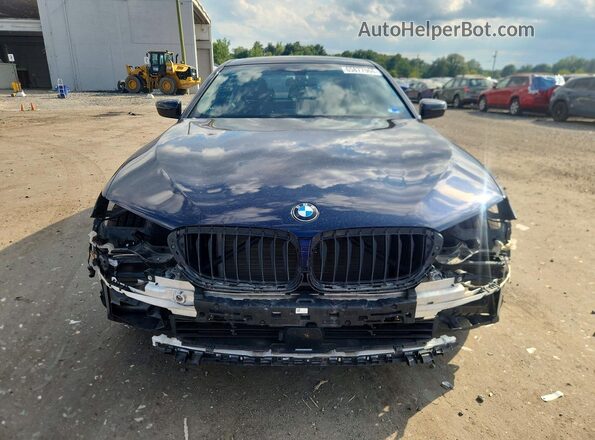 WBAJE7C52JWD49830 2018 BMW 5 SERIES Blue Vista frontal