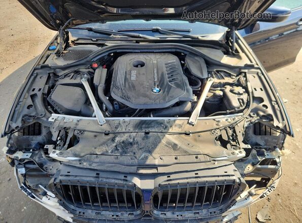 WBAJE7C52JWD49830 2018 BMW 5 SERIES Blue Vista interior trasera