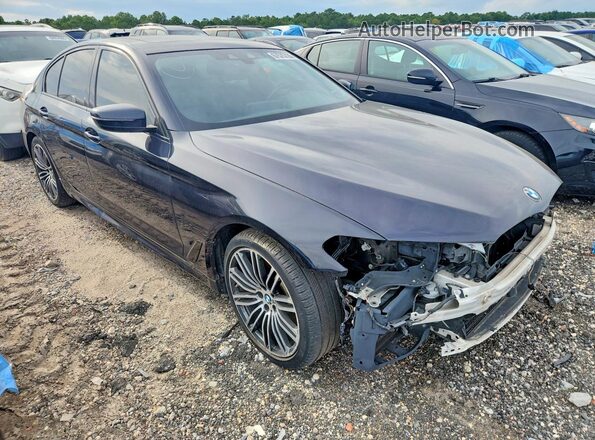 WBAJE7C52KG893012 2019 BMW 5 SERIES Blue Przód prawy