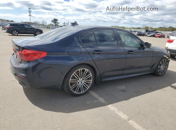 WBAJE7C52KG893012 2019 BMW 5 SERIES Blue Tył prawy