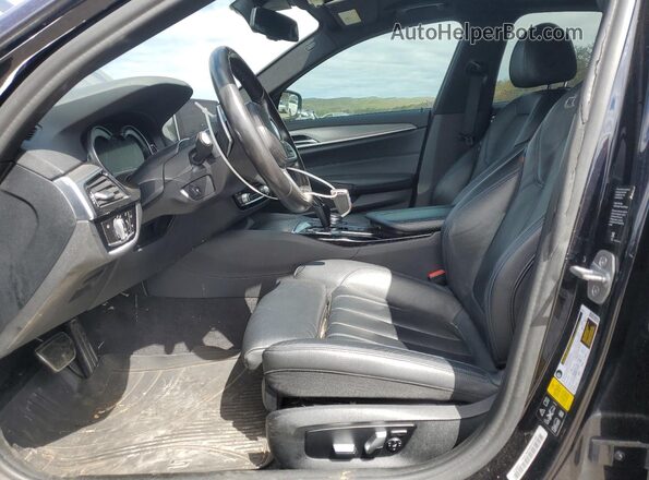 WBAJE7C52KG893012 2019 BMW 5 SERIES Blue Widok wnętrza z przodu
