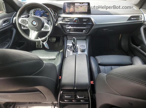 WBAJE7C52KG893012 2019 BMW 5 SERIES Blue Widok deski rozdzielczej