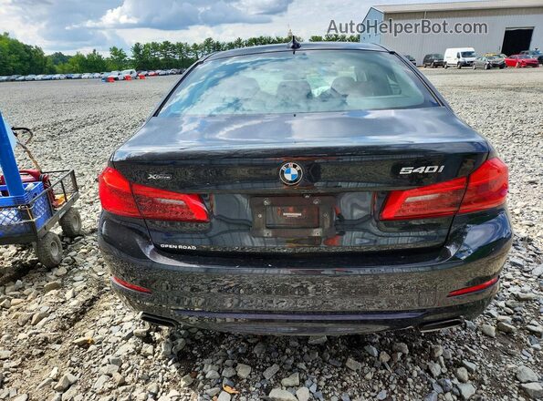 WBAJE7C55KWW38831 2019 BMW 5 SERIES Black უკანა ხედი