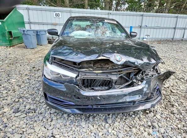 WBAJE7C55KWW38831 2019 BMW 5 SERIES Black წინა ხედი