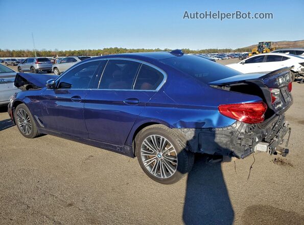 WBAJS3C07LCD21080 2020 BMW 5 SERIES Blue Задня ліва чверть