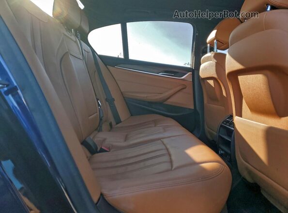 WBAJS3C07LCD21080 2020 BMW 5 SERIES Blue Вид задніх сидінь