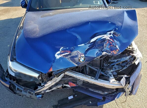 WBAJS3C07LCD21080 2020 BMW 5 SERIES Blue Вид задньої частини салону