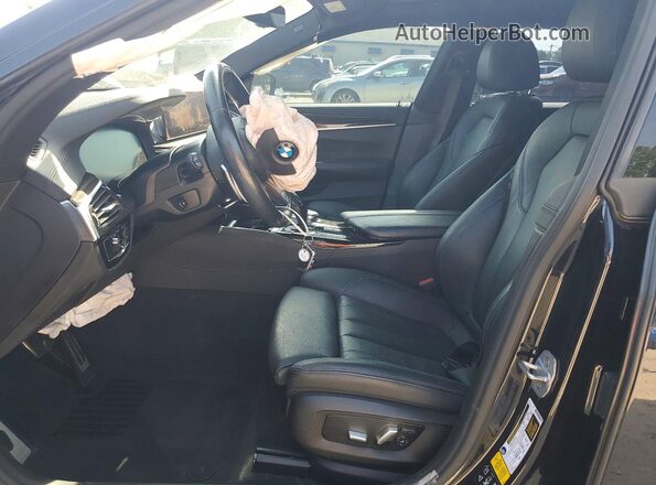WBAJV6C55KBK08296 2019 BMW 6 SERIES Black Vista interior delantera