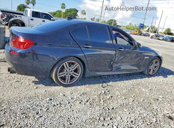 WBAKN9C59GD962903 2016 BMW 5 SERIES Black Задня права чверть