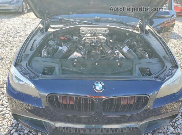 WBAKN9C59GD962903 2016 BMW 5 SERIES Black Вид задньої частини салону