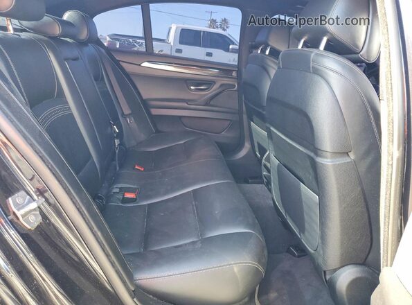 WBAKN9C59GD962903 2016 BMW 5 SERIES Black Вид задніх сидінь