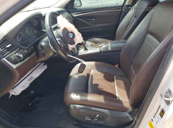 WBAXA5C5XGD691893 2016 BMW 5 SERIES White წინა სალონის ხედი