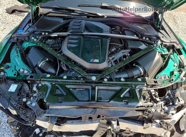 WBS33HJ06SFU47555 2025 BMW M3 Green უკანა სალონის ხედი