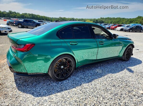 WBS33HJ06SFU47555 2025 BMW M3 Green უკანა მარჯვენა