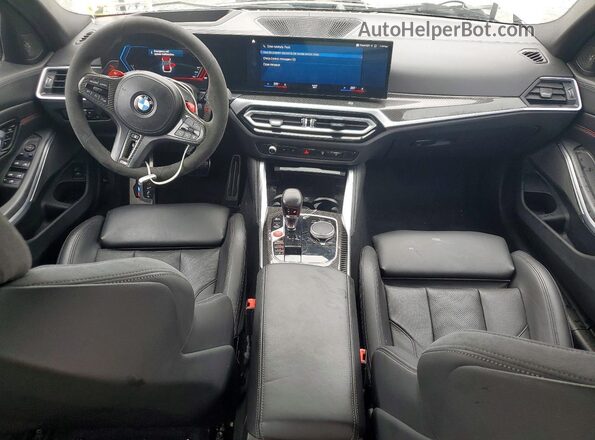 WBS43AY07NFM37493 2022 BMW M3 White წინა პანელის ხედი