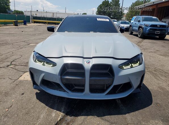 WBS43AZ05PCL25861 2023 BMW M4 Gray Вид спереду