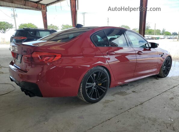 WBSJF0C06LCD10232 2020 BMW M5 Красный Задняя правая четверть
