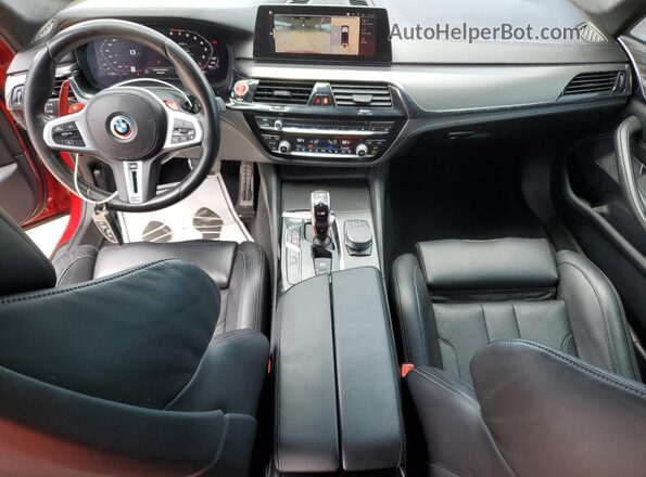 WBSJF0C06LCD10232 2020 BMW M5 Красный Вид панели приборов