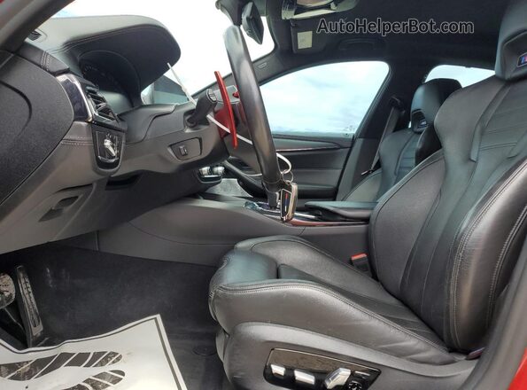 WBSJF0C06LCD10232 2020 BMW M5 Красный Вид салона спереди