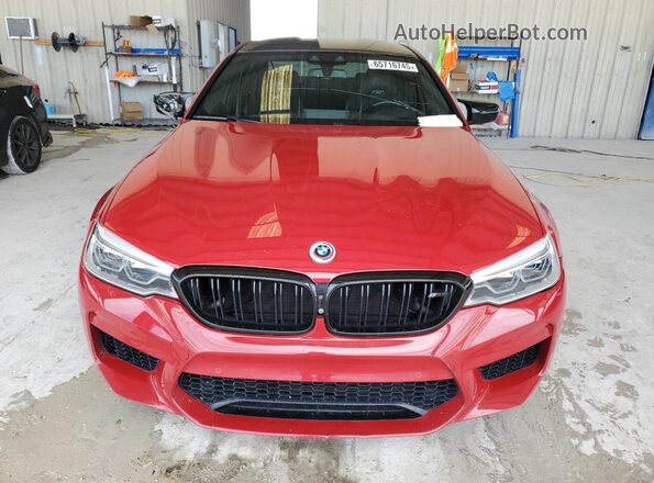 WBSJF0C06LCD10232 2020 BMW M5 Красный Вид спереди
