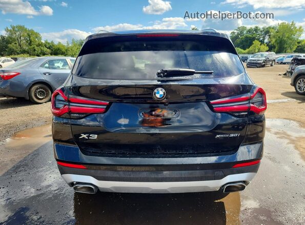 WBX57DP01RN311079 2024 BMW X3 Black Widok z tyłu
