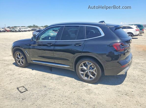 WBX57DP07NN181609 2022 BMW X3 Black Trasero izquierdo