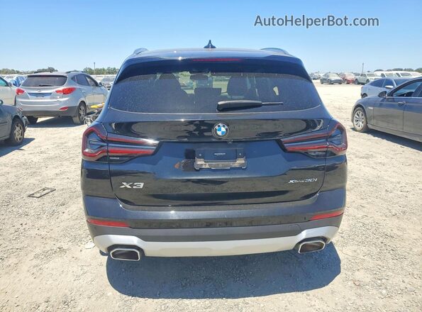 WBX57DP07NN181609 2022 BMW X3 Black Vista trasera