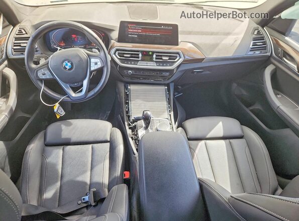 WBX57DP07NN181609 2022 BMW X3 Black Vista del salpicadero