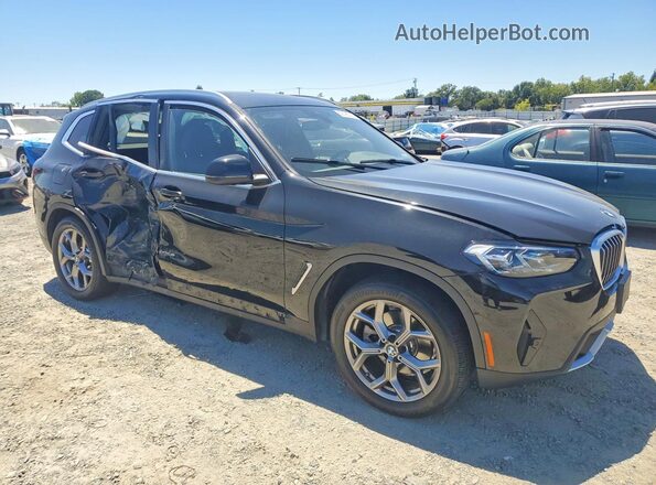 WBX57DP07NN181609 2022 BMW X3 Black Delantero derecho