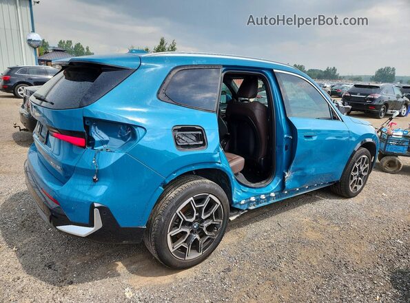 WBX73EF00S5140956 2025 BMW X1 Blue უკანა მარჯვენა