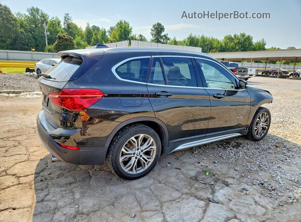 WBXHT3C31G5F64115 2016 BMW X1 Черный Задняя правая четверть