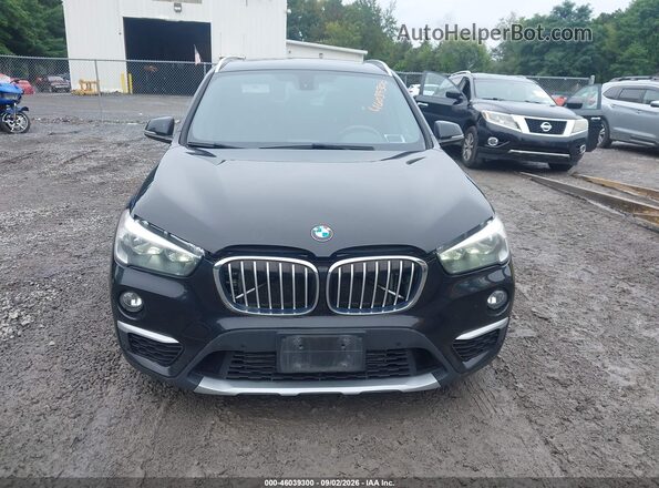 WBXHT3C38G5E53092 2016 BMW X1 Black ხელსაწყოთა პანელის ხედი