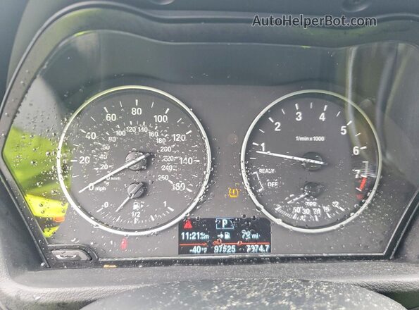 WBXHT3C38G5F64094 2016 BMW X1 Gray Instrument cluster view