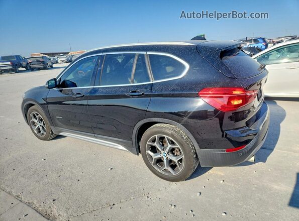WBXHT3C38J5F91772 2018 BMW X1 Черный Задняя левая четверть