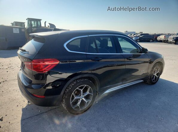 WBXHT3C38J5F91772 2018 BMW X1 Черный Задняя правая четверть