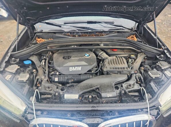 WBXHT3C3XGP881165 2016 BMW X1 Black Widok komory silnika