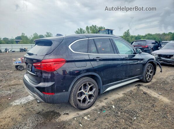 WBXHT3C3XGP881165 2016 BMW X1 Black Tył prawy