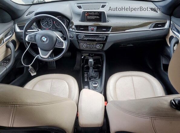 WBXHT3Z32G4A48410 2016 BMW X1 Black Вид панелі приладів
