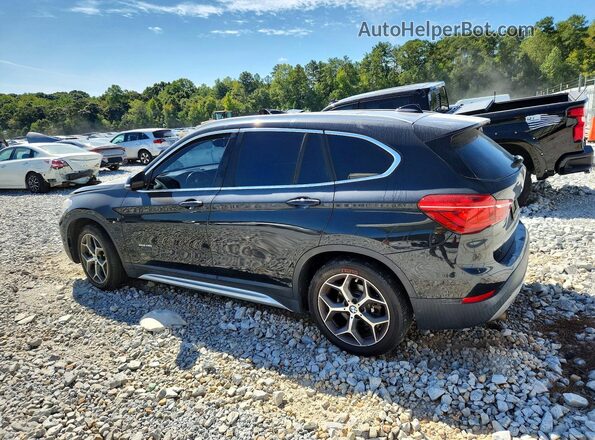 WBXHT3Z37G4A49648 2016 BMW X1 Black Задня ліва чверть