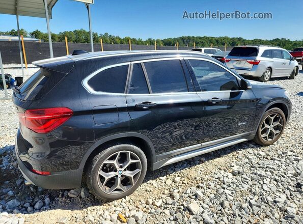 WBXHT3Z37G4A49648 2016 BMW X1 Black Задня права чверть
