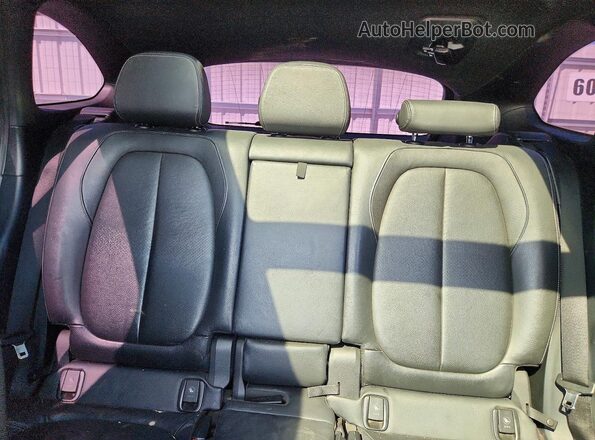 WBXHT3Z37G4A49648 2016 BMW X1 Black Вид задніх сидінь